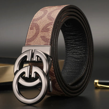 New Business Men Belts Casual Fashion Luxury Lady Designer Famous Brand Male G Buckle Women Leather Belt for women dress