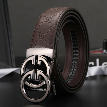 New wide 3.4cm Women's Belt Formal Leather Canvas Belt Women High Quality Metal Buckle Male Belt for men jeans work belt