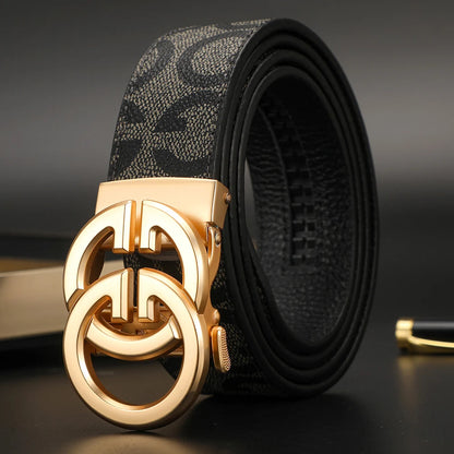 New Business Men Belts Casual Fashion Luxury Lady Designer Famous Brand Male G Buckle Women Leather Belt for women dress