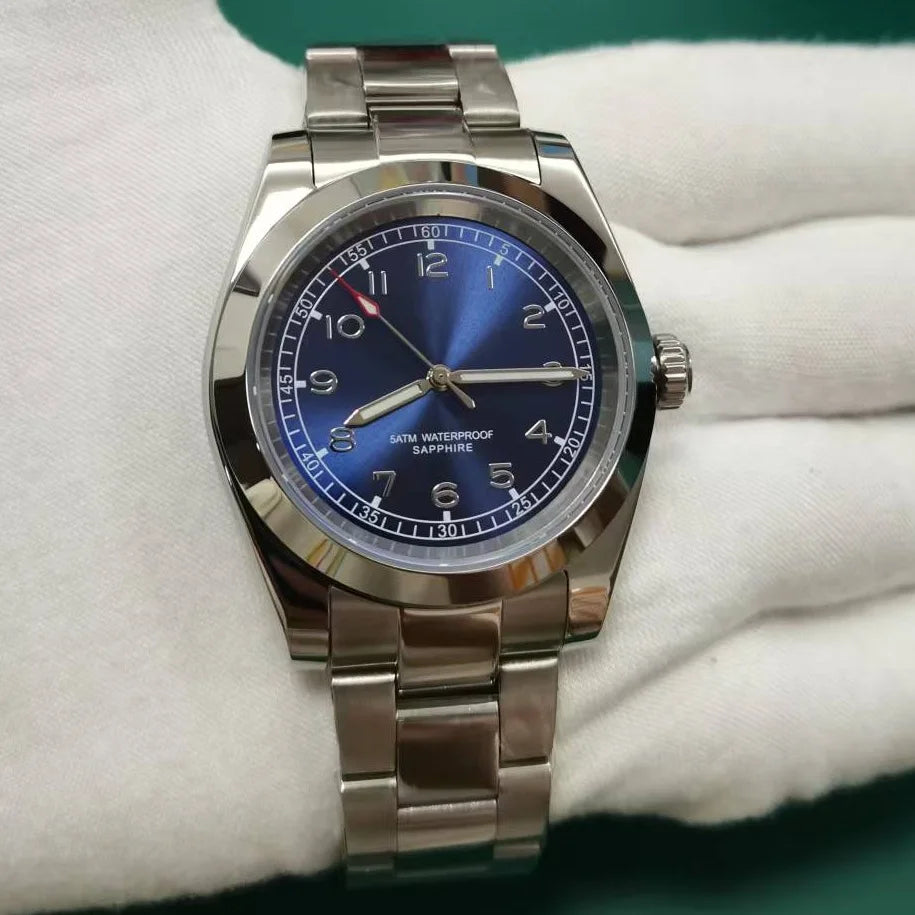 DD39MM Sapphire Glass Men`s Watch Stainless Steel Japan Quartz Movement 50M Waterproof Men business luxury Swimming Clock