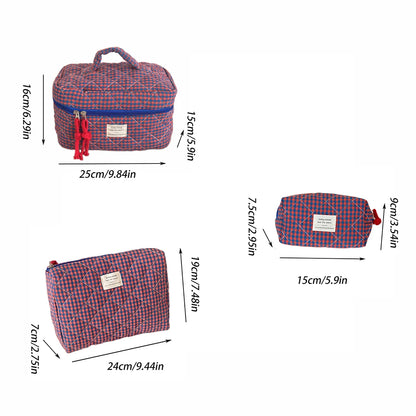 Airfriend Makeup Bag Pink Cosmetic Girl'S Toiletry Soft Makeup Cute Cosmetic Bag Toiletry Organizer Women'S Travel Cosmetic Bag
