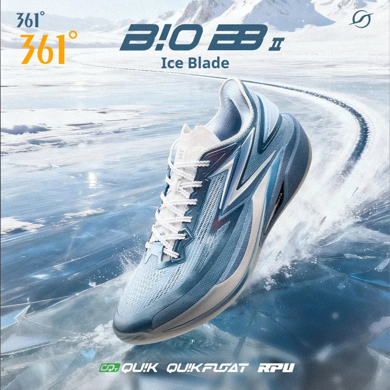 361Degrees BIospeed BB 2 Men Basketball Shoes New Stability Breathable Rebound Anti-slip Professional Male Sneakers 672611103