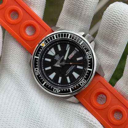 STEELDIVE New SD1961 43.8mm BGW9 Blue Luminous Sapphire Glass NH36 Automatic 200m Waterproof Mens Dive Watch with Ceramic Bezel