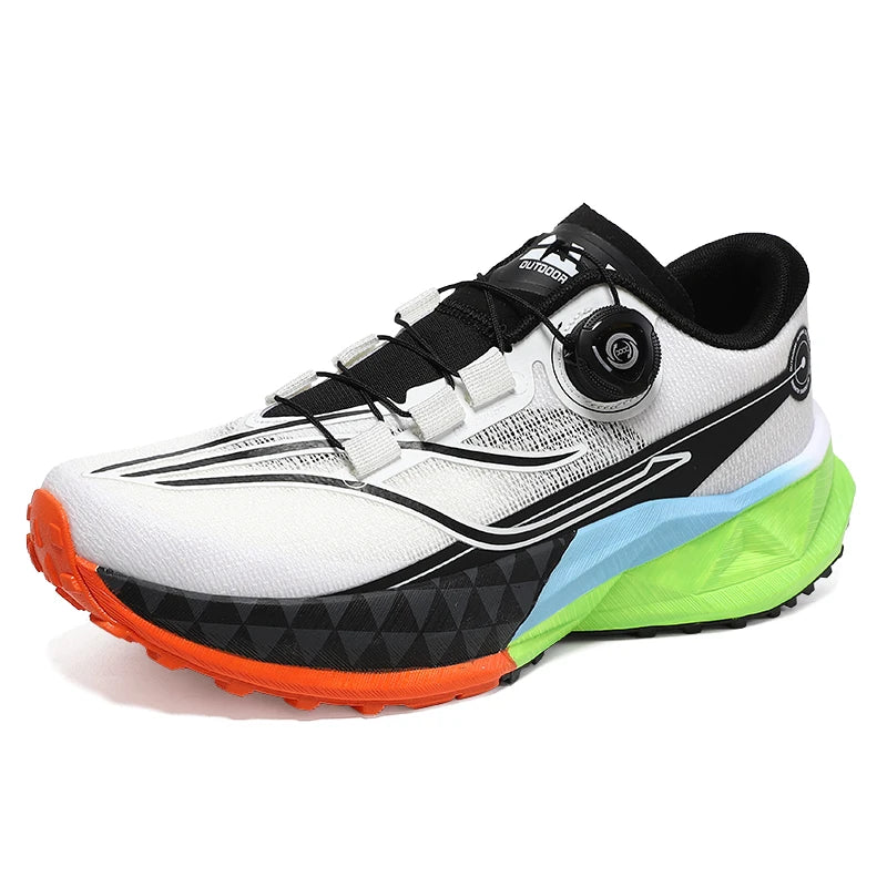 2025 New Soft Soled Outdoor Casual Sports Shoes With Rotating Buckle Carbon Plate And Popcorn Outsole, Men'S Running Shoes 35-44