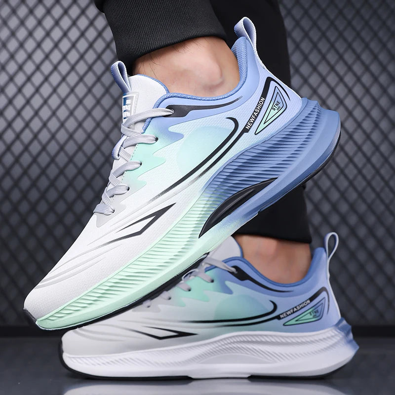 Men's Casual Running Shoes, Male Tennis Sneakers, Luxury Trainer, Race Breathable Shoes, Fashion Loafers