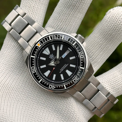 STEELDIVE New SD1961 43.8mm BGW9 Blue Luminous Sapphire Glass NH36 Automatic 200m Waterproof Mens Dive Watch with Ceramic Bezel