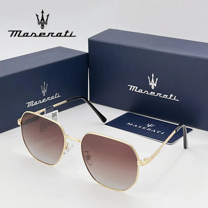 MASERATI UV400 Polarized Sunglasses Lightweight Frameless for Cycling Driving Outdoor Unisex Men Women Daily Sunglasses 20345