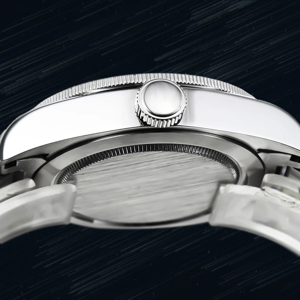 CORGEUT Japan Movement Biwan Snowflake Business Luxury Men Watches Sapphire Glass Automatic Mechanical Diving Date Watch for Man